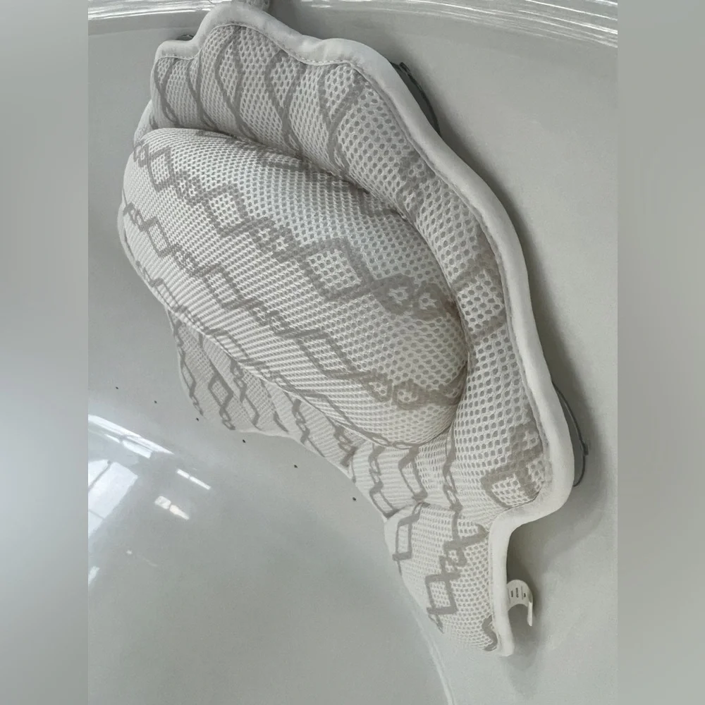 Bath Pillow Bath Tub Cushion for Head Neck Shoulder 3D
